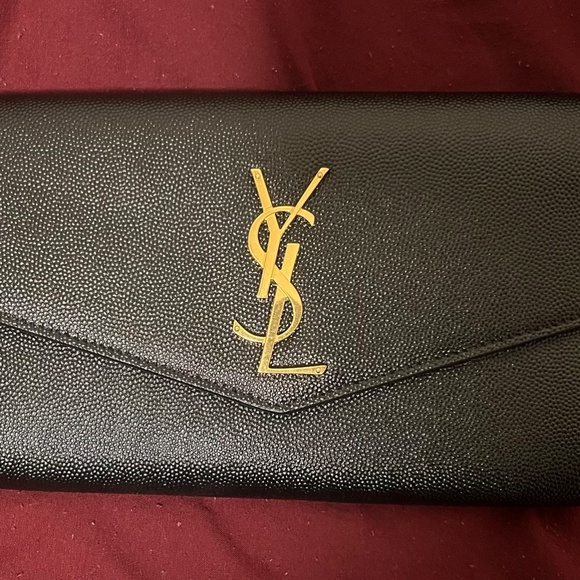 YSL Crossbody with Gold Chain and Card Case/Wallet - Picture 7 of 8